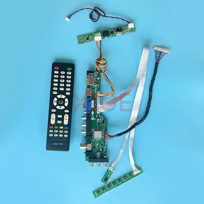 

Controller Driver Board Fit LTM220MT09 LTM220MT12 LCD Panel 1680*1050 LVDS 30-Pin 22" DIY Kit DVB Digital Signal USB+DHMI+VGA+AV