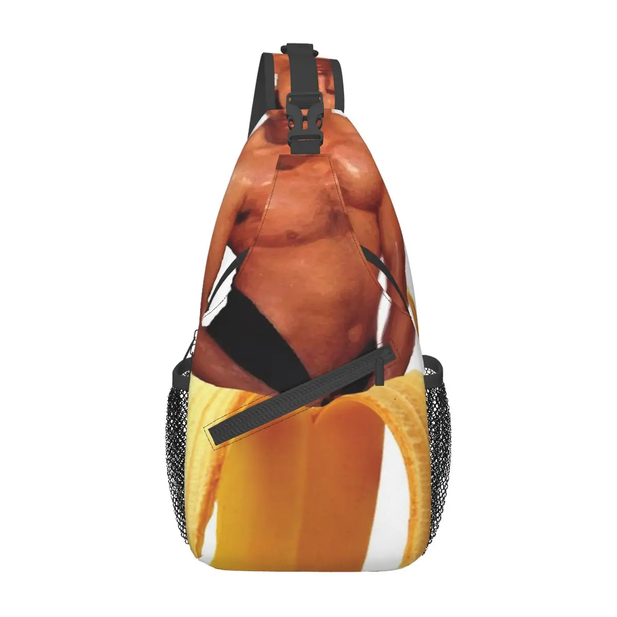 

Gold In Banana Chest Bag Modern Portable Daily Nice gift Customizable
