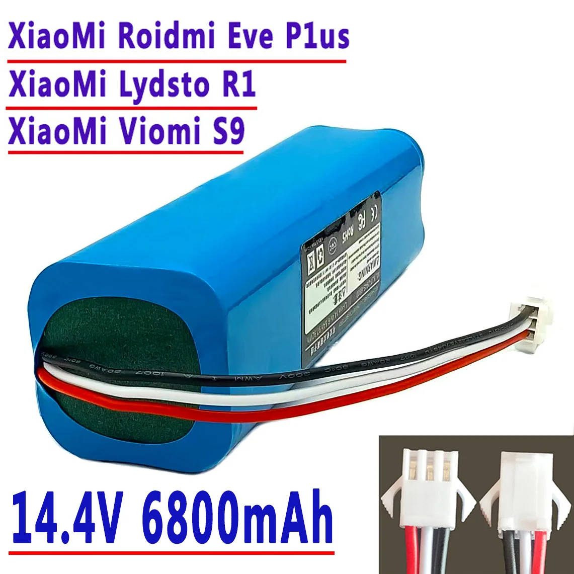 Rechargeable Battery For Roidmi Eve Plus Original Accessories Repair Replacement