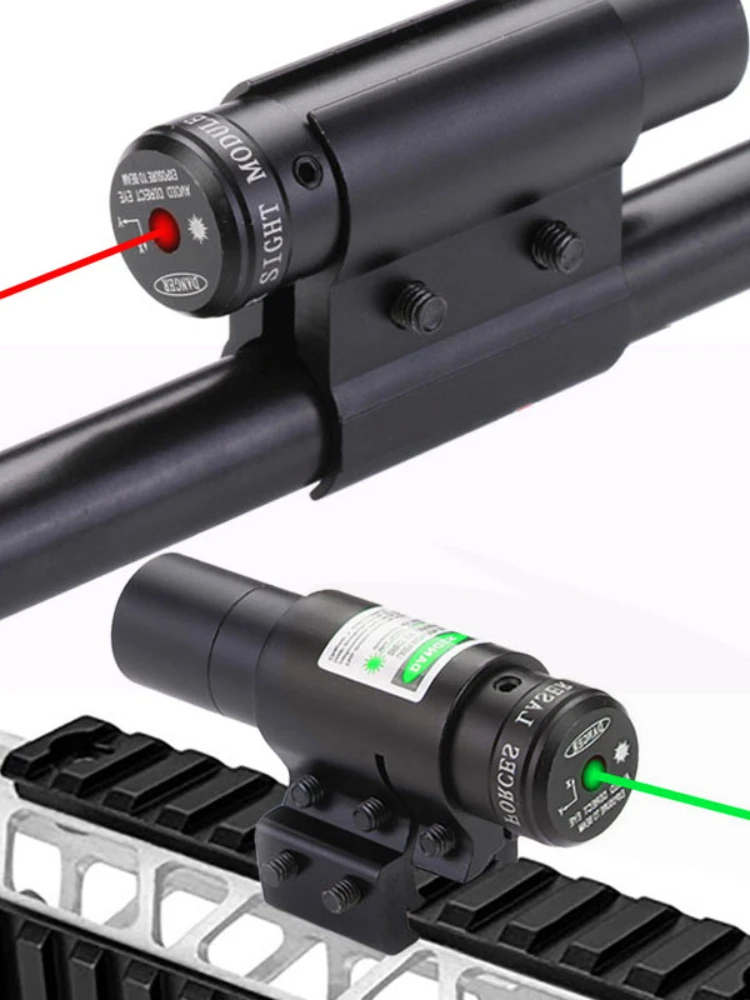 Red/Green Laser Rifle Accessories Infrared Small 20mm Card Slot Tube Clamp Hunting Rifle Ar 15 Scope Sight red dot laser sight laser sight