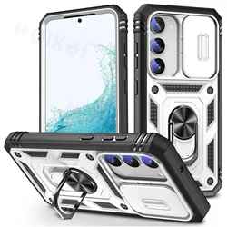 Rugged Camera Slide Lens Protective Case - Enhanced Durability Cover for Samsung  A16 (White)