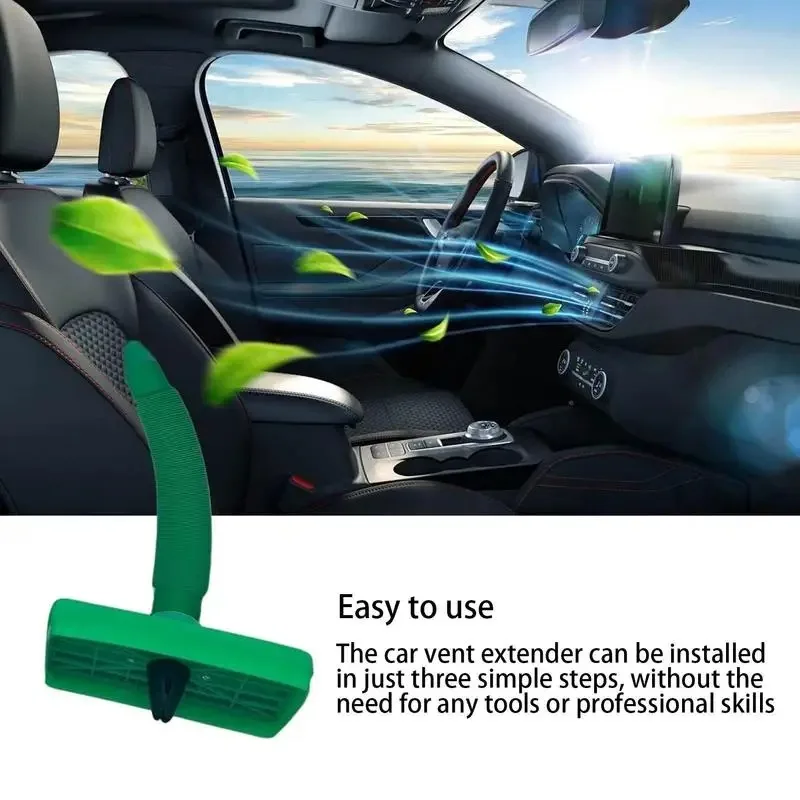 Car Air Conditioner Vent Hose Outlet Air Vent Jewel Cooler Air Conditioner Hose Universal Hose Vent Extension for Man Ball 4