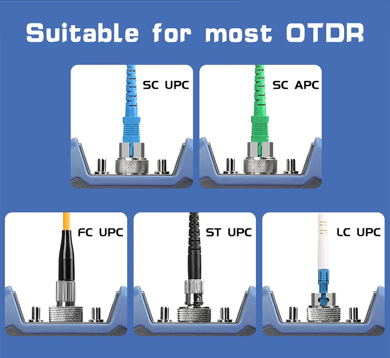 OTDR transfer connector FC ST SC LC APC adaptor OTDR Fiber Optic Connector For O