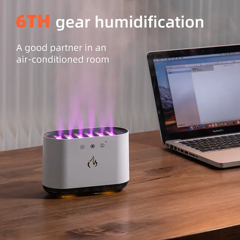 Plastic Music Humidifier with LED Light for Home Office