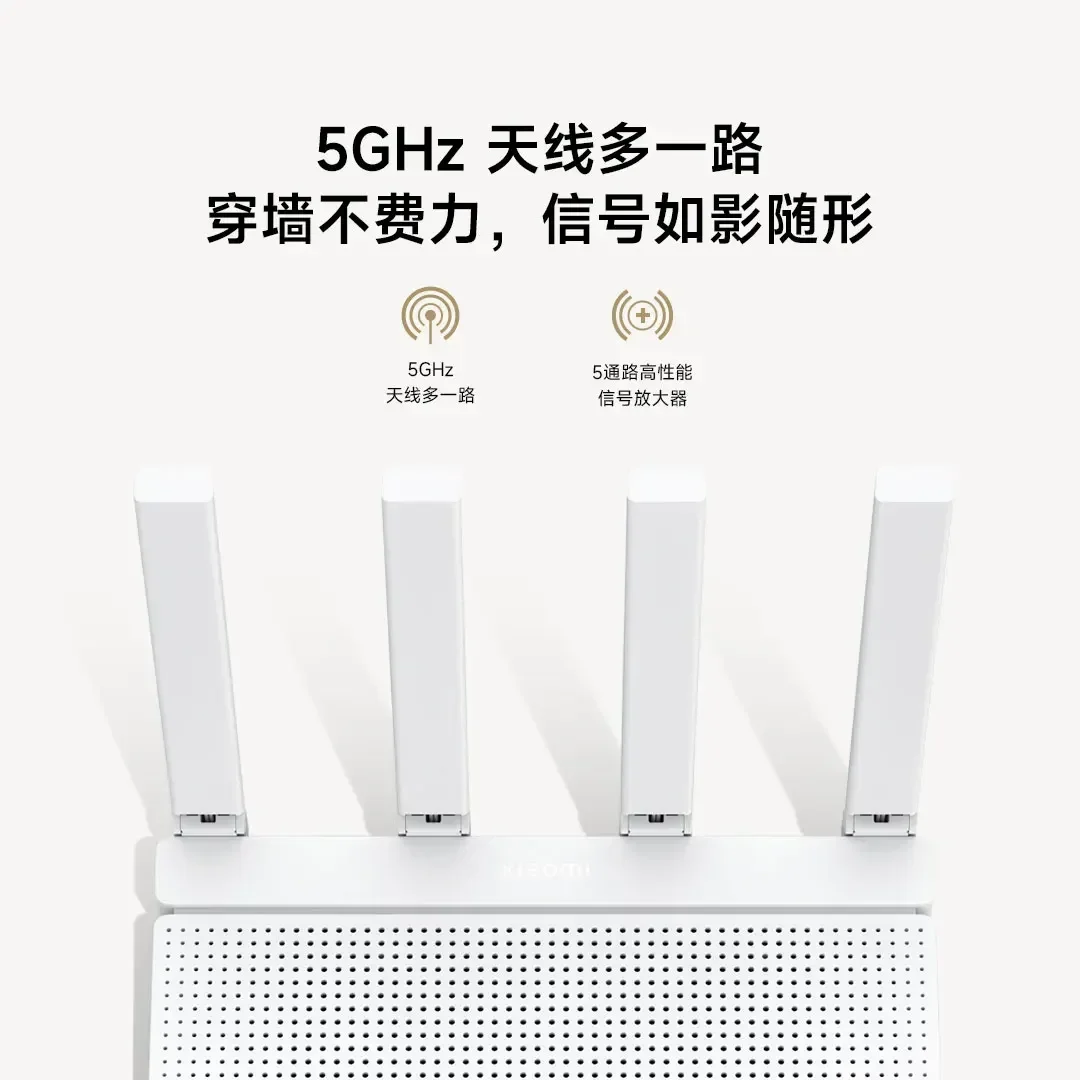 Xiaomi AX3000T Mesh Router 3000Mbs 256MB WiFi6 Dual WAN 2.4/5GHz Signal Network Qualcomm CPU Repeater Amplifier with Mi Home