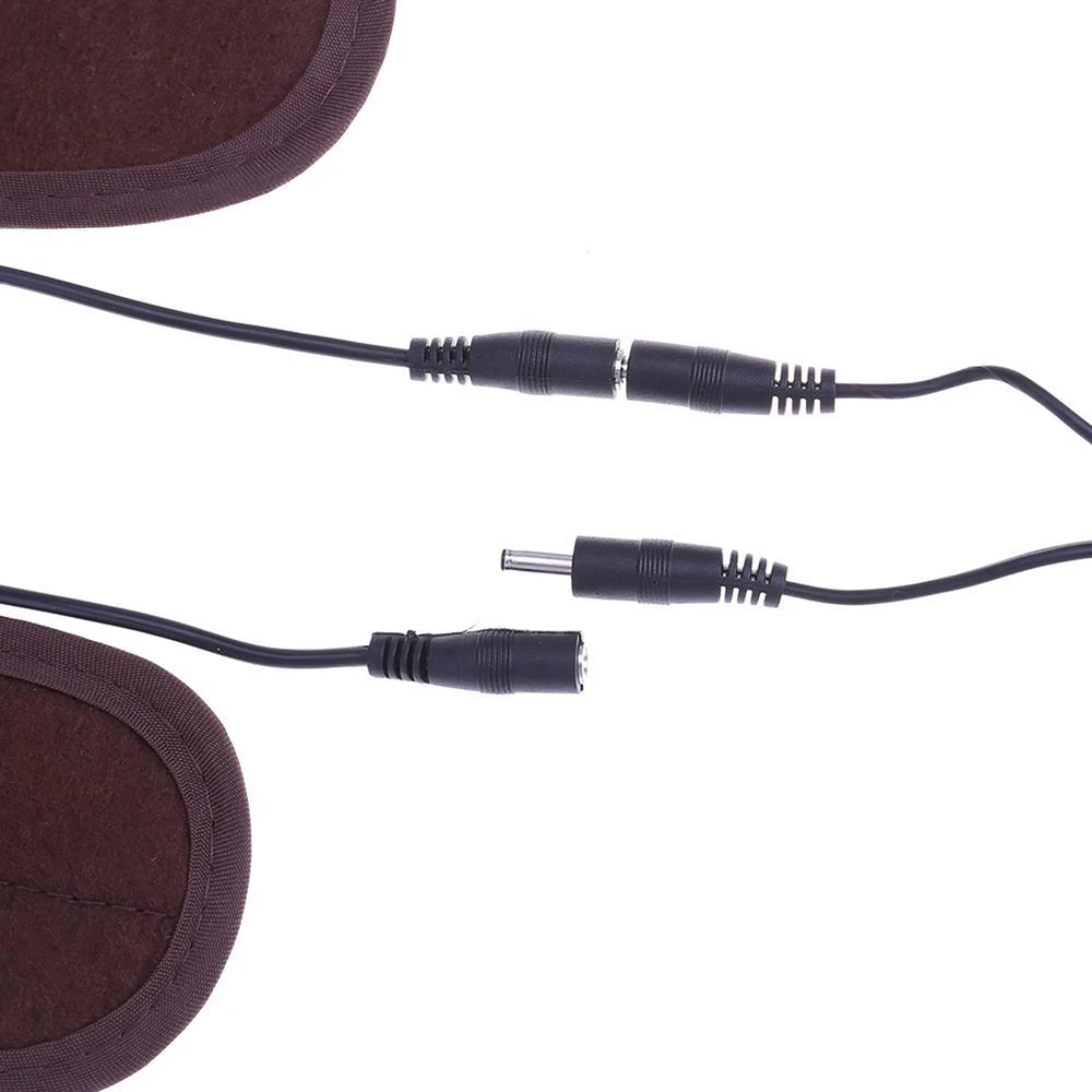 USB 충전 전기 가열 깔창, 모피 발 패드로 보온 유지, 난방 방법, 겨울 신발 삽입물