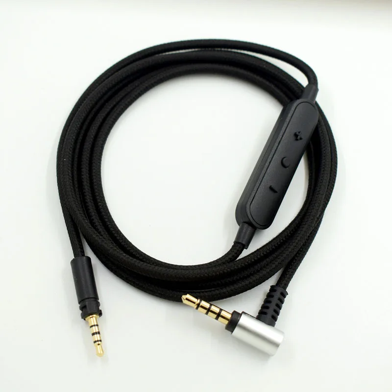 Headphone Audio Wire for Sennheiser HD400S HD350BT HD4.30 HD4.40BT HD4.50BTNC HD450B With Mic MOMENTUM Audio Extension Cable