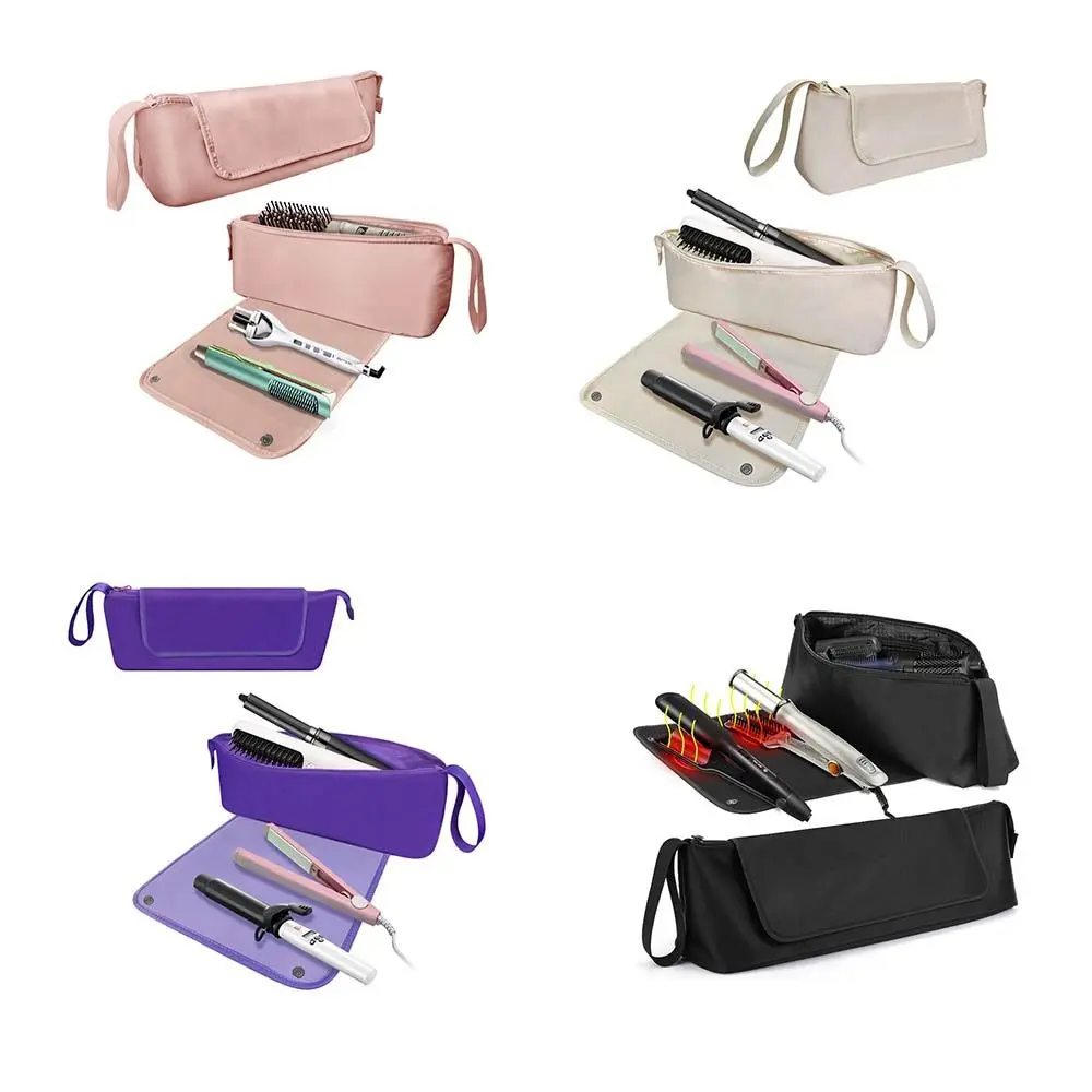 Waterproof Hair Tools Storage Bag Heat Resistant Mat Protective Cover Hair Dryer Carrying Case Large Capacity Dustproof