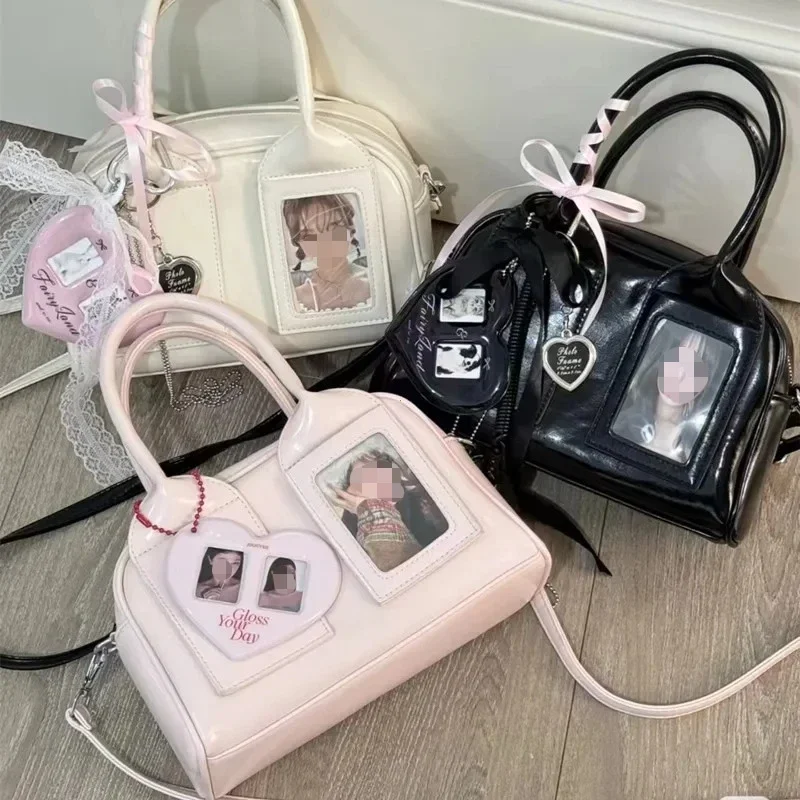 2026 New Y2K Harajuku Shoulder Bag Women Korean Transparent Ita
