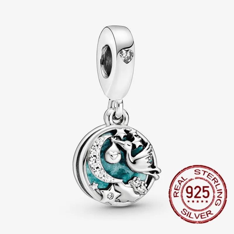 cross necklace Hot Sale 100% 925 Sterling Silver Charm Animal Tree Love Bead Fit Original Pandora Charms Bangles Making for Women DIY Jewelry charm bracelets 925 Silver Jewelry