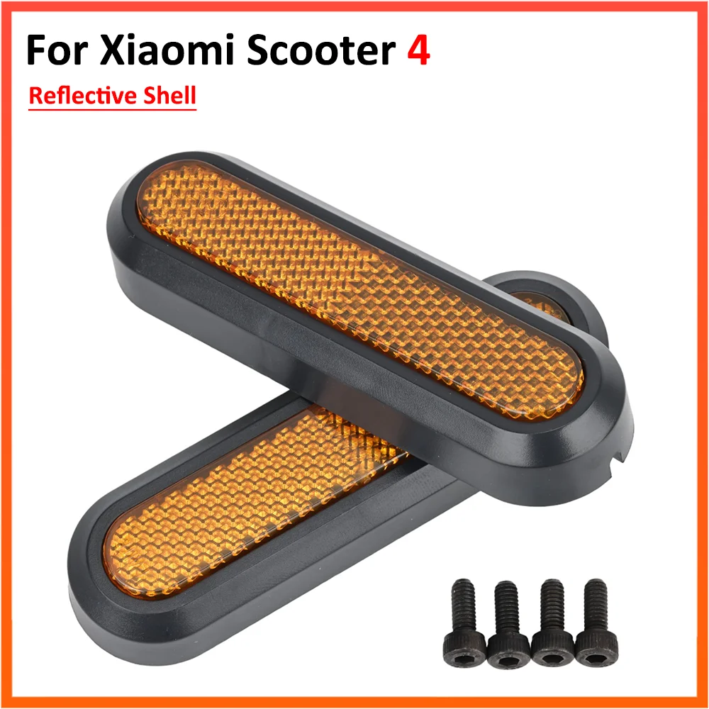 Couvercle Réfléchissant Pour Roue Xiaomi 4 Pro - Protection Et Visibilité Nocturne (Roue Avant)