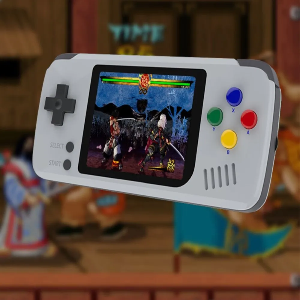 V2 PocketGo Handheld Game Console 2.4inch Screen Retro Game player With 32G TF Card NES/GB/GBC/SNES/SMD PS1 Gaming Consoles Box