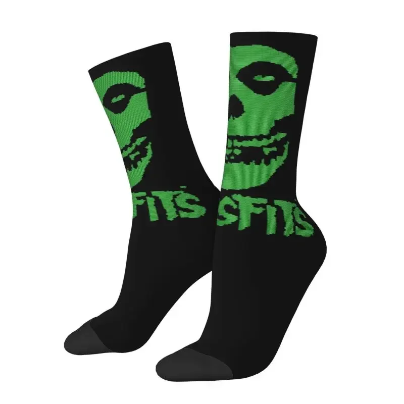 

Misfits, Череп, стиль унисекс, милый 3d-принт, тяжелый металл, музыкальное платье, носки