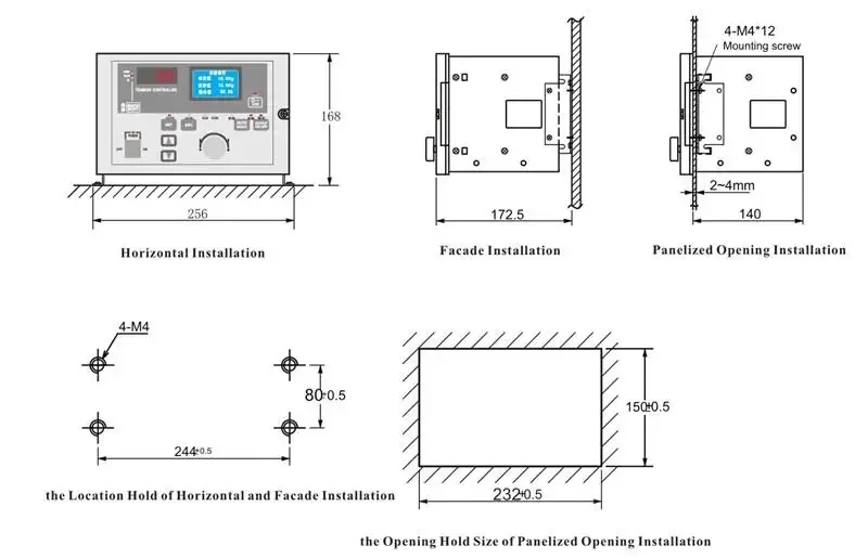 KTC838A Automatic Tension Controller/ Radius Taper Tension control +2pcs TS200-50 Tension Detector detail image 5