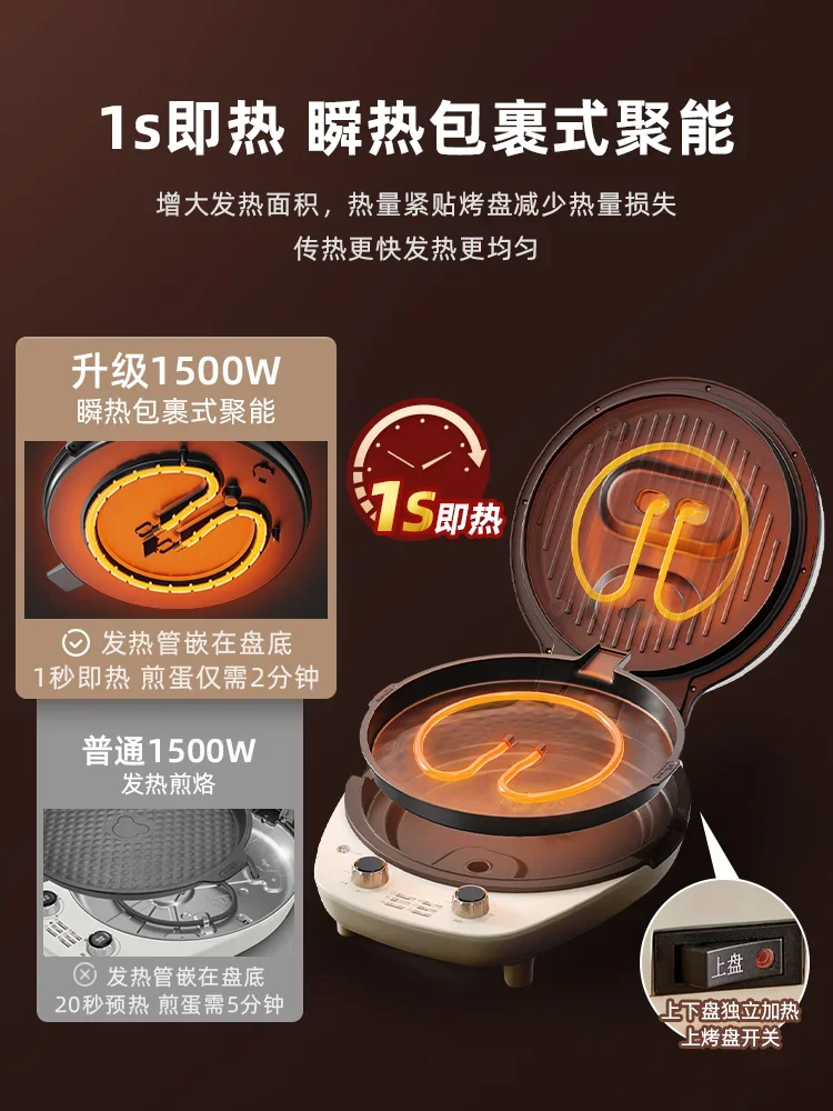 fully automatic electric pancake pan household double-sided heating pancake pan electric pancake stall called pancake pan 3