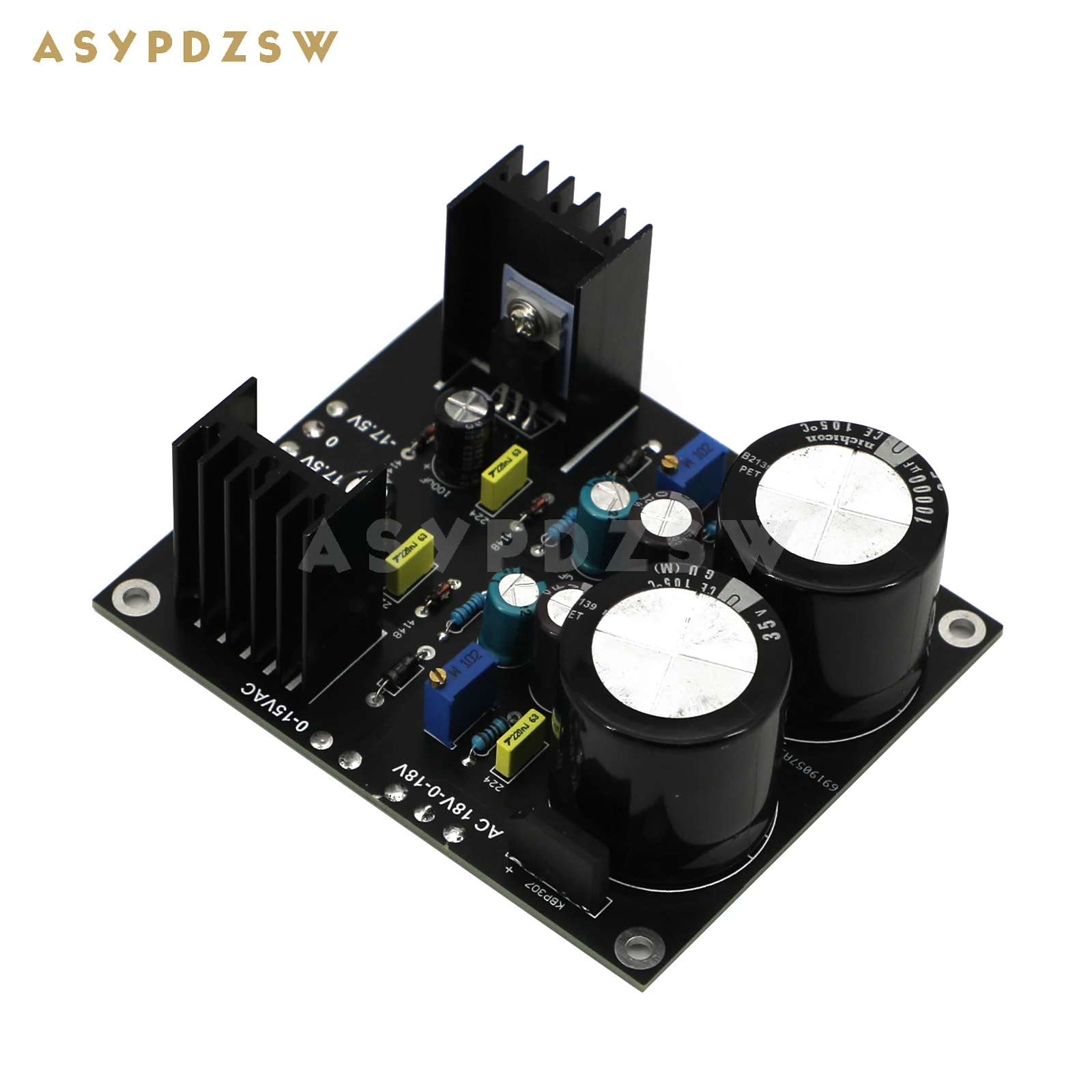 6010 PSU Rectification Filtering power supply DIY Kit/Finished board Base on M-B-L 6010D PSU circuit +/-17.5V 2