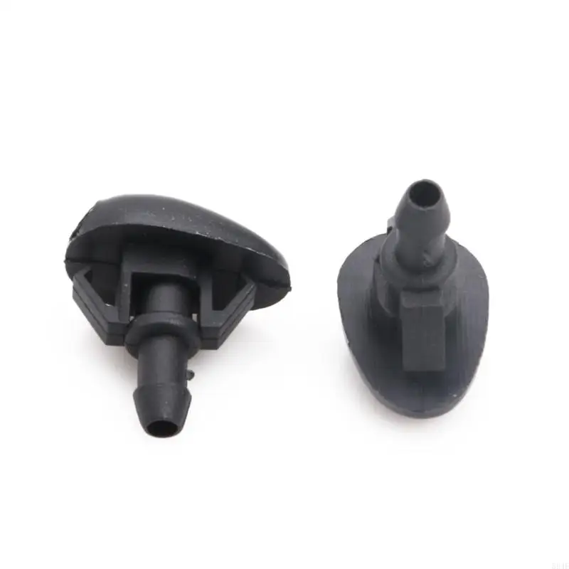 2 Pcs Car Windshield Washer Sprayer Nozzle Dual Holes For Nissan 594E