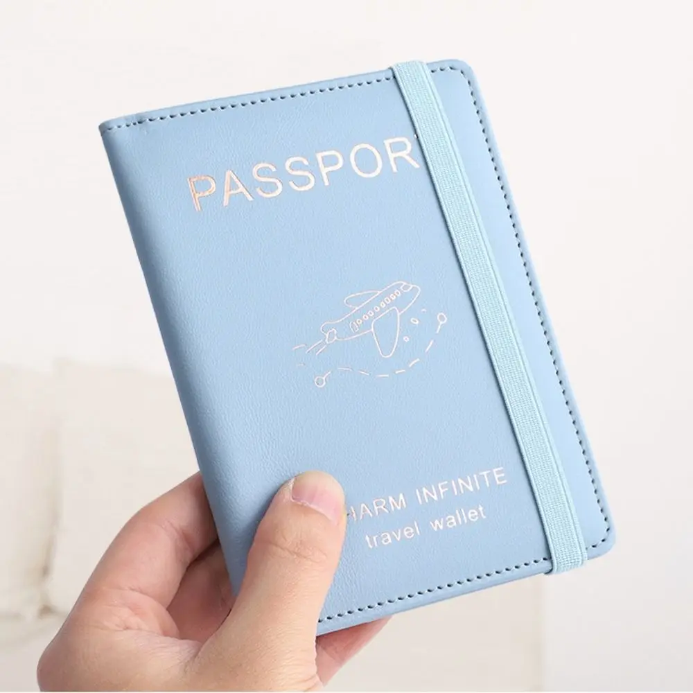 다기능 PU RFID 여권 보호대 커버, 신용 ID 카드 지갑, 방수 문서 패키지, 여권 거치대