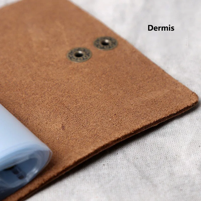 Vintage Leather ID Credit Card Holder Fashion Women's 20 Card Slim Natural Cowhide Pocket Protector Men's Card Holder NZPJ