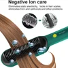 2 In 1 Electric Professional Negative Ion Hair Straightener Brush Curling Comb with Lcd Display Hair Curling Tool Straight Brush 3