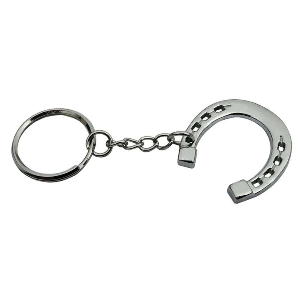 Horse Snaffle Bit Horse Keychain 1Pcs Horseshoe Keychain Horse Snaffle Bits Key Ring Decoration Zinc Diecasting