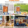 Grill Machine, 13 lbs Capacity, Chicken Cooker Machine with 2 Burners, Gas Vertical Broiler Gyro Rotisse 6