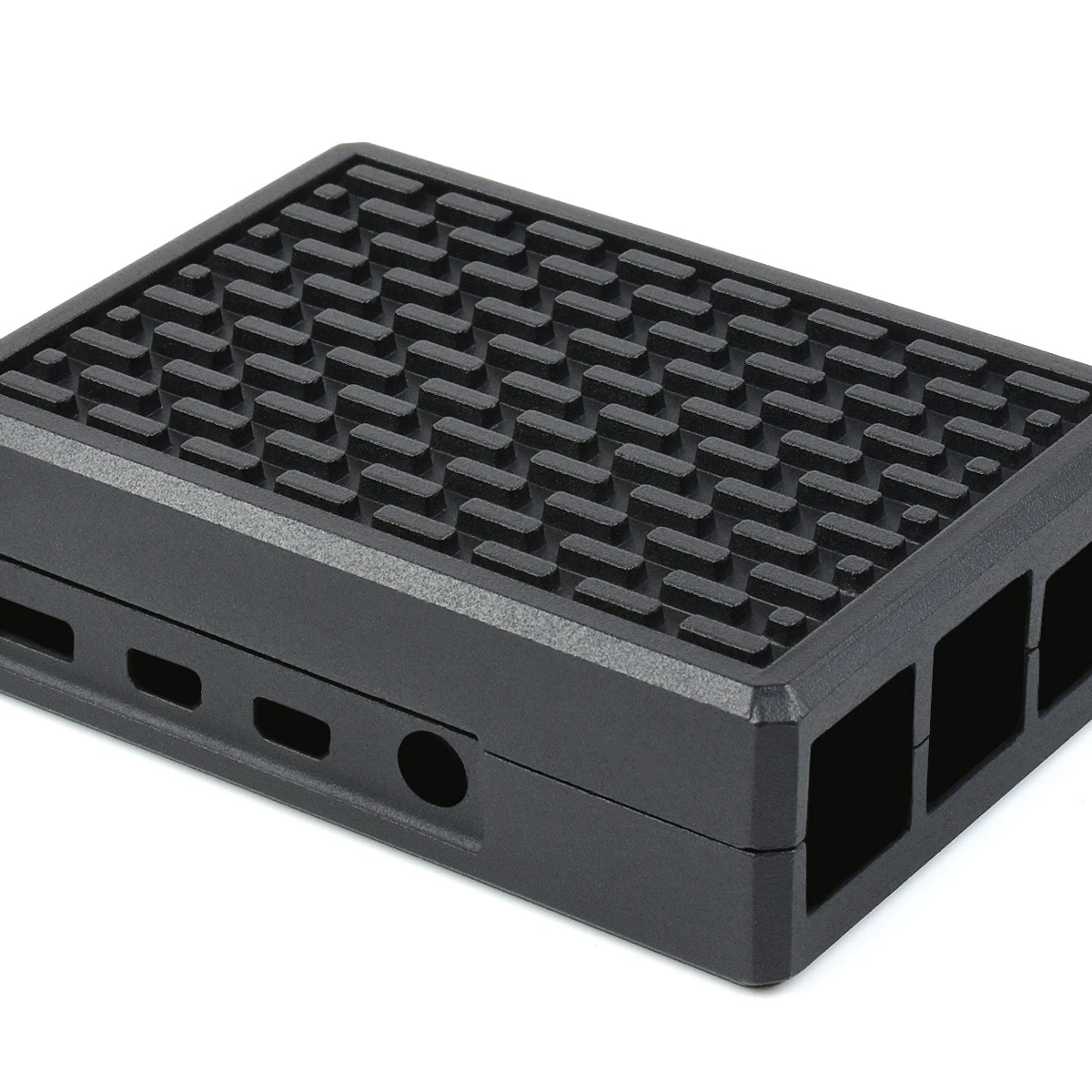 Waveshare Aluminum Grid Grooved Case For Raspberry Pi 4, Inner Heatsink Pillars