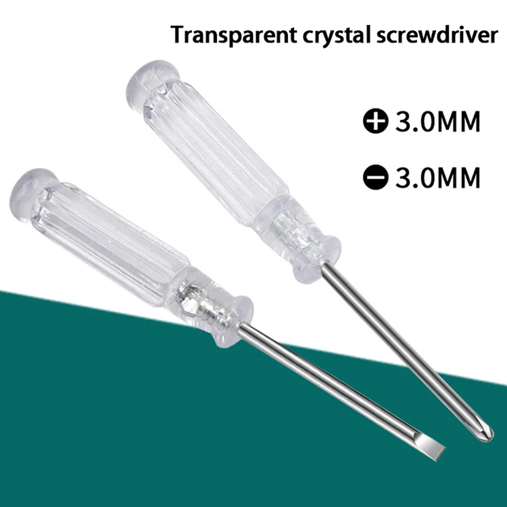 

1Pc 3.74Inch Small Screwdriver Repair Tool Slotted Cross Screwdrivers Toys Small Items Portable Precision Screwdrivers Hand Tool