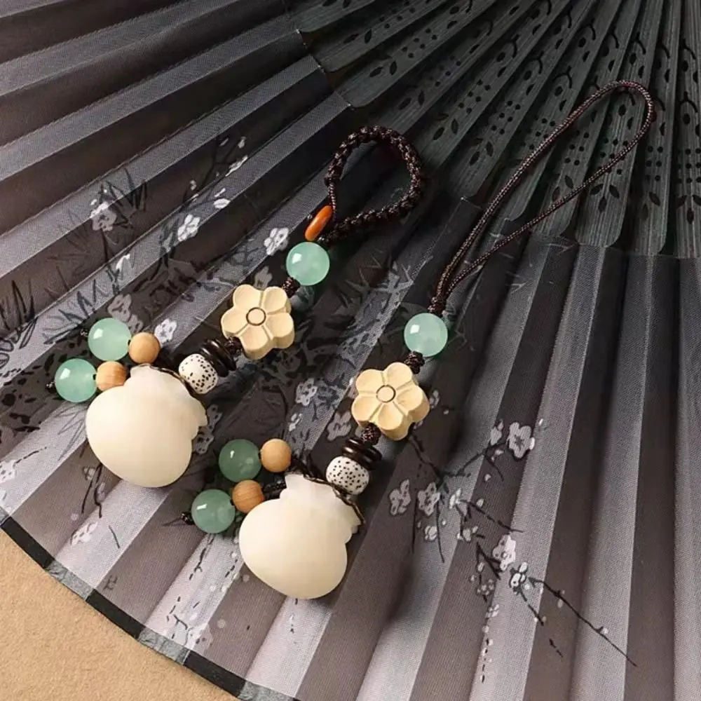 

Buddhist Jewelry Mobile Phone Pendant Bodhi Purse Key Holder Chinese Lucky Keychain Hand-made Key Holder Women Bag Pendant