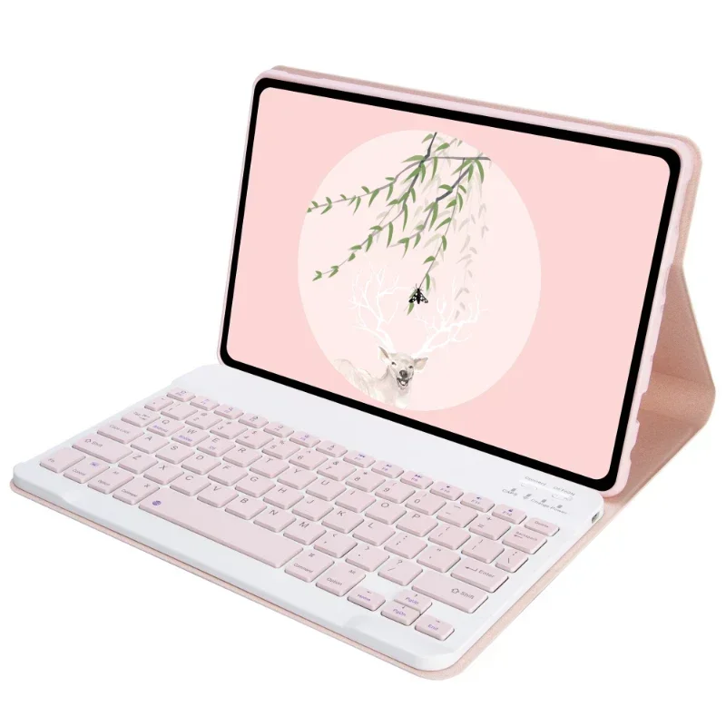 Capa Teclado para Xiaomi Redmi Pad Pro Tablet Cover Russo Hebraico Espanhol Coreano 12 12 12.1 2024 - Imagem 5