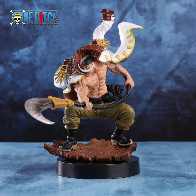 One Piece Action Figure White Beard Newgate 1/7 Pirates Edward Pvc Onepiece Sculture The Tag Team Anime Model Figure Toys Gift