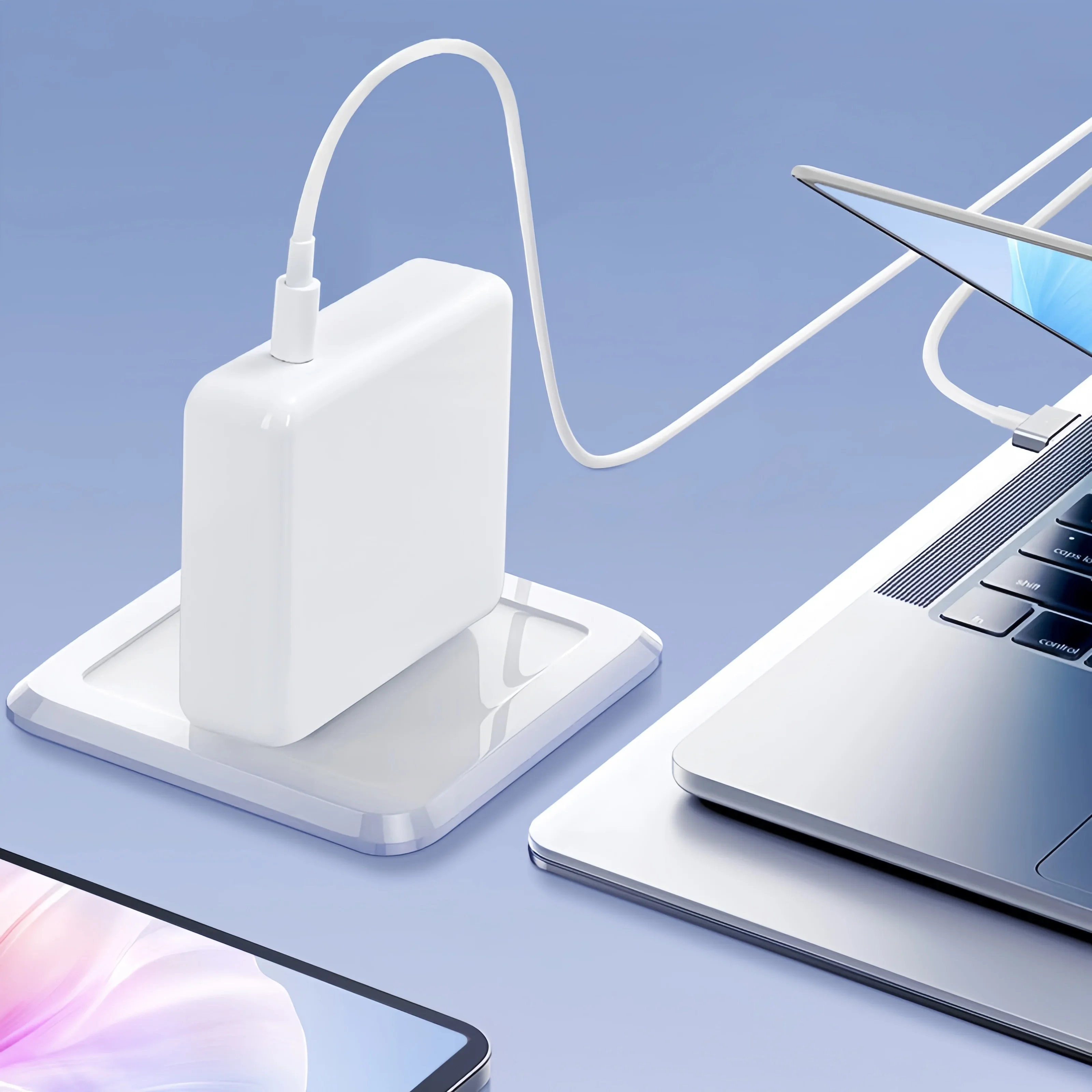 High-Power USB-C Laptop Charger with Smart Chip Technology