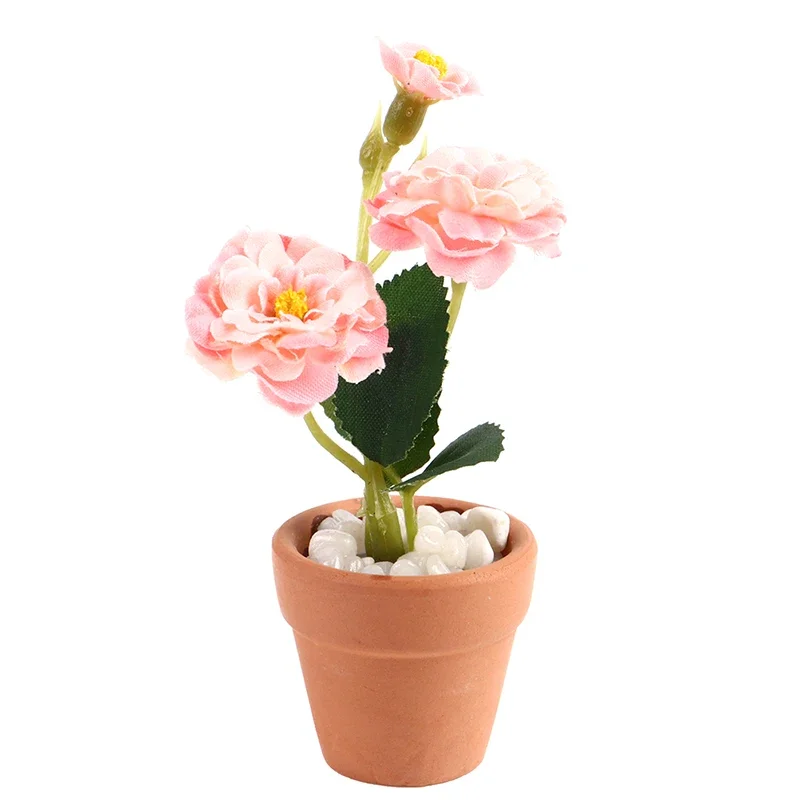 1pc casa delle bambole in miniatura mini fiore in vaso per mobili per casa delle bambole verdi decorazioni per la casa piante di simulazione  26