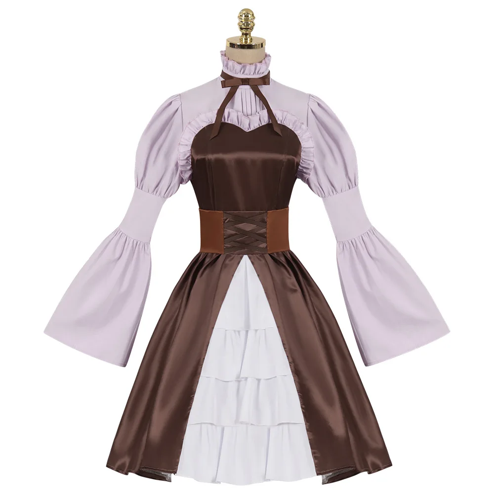 

CosDaddy Frieren Linie Cosplay Costume Adult Women Flamme Dress Outfit Aura Halloween Carnival Party Costume