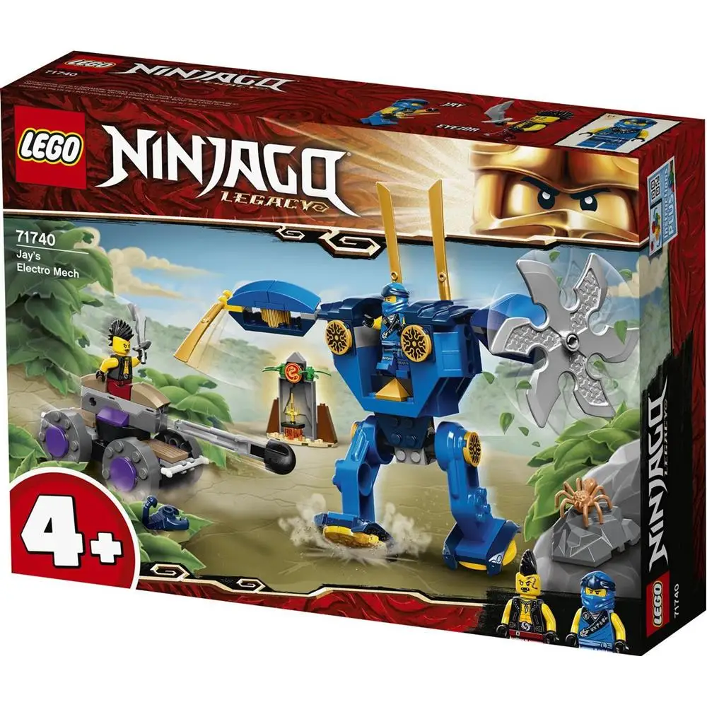 71740 Ninjago electric Robot Jay construction toy with Mini figurines and Ninja car for 4 | - AliExpress