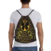Tomorrowland Electronic Dance Festival Drawstring Backpack Women Men Gym Sport Sackpack Foldable Training Bag Sack 5