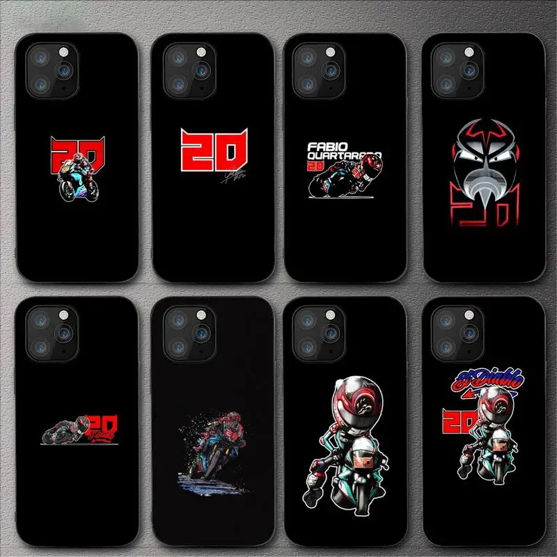 Custodia Per Telefono Fabio Quartararo 20 Per Iphone 11 12 Mini 13 14 Pro Xs Max X 8 7 6S Plus 5 Se Xr Shell