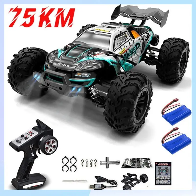 1:16 75 Km/H O 50 Km/H 4Wd Rc Auto Con Telecomando A Led Auto Ad Alta Velocità Drift Monster Truck Per Bambini Vs Wltoys 144001 Giocattoli