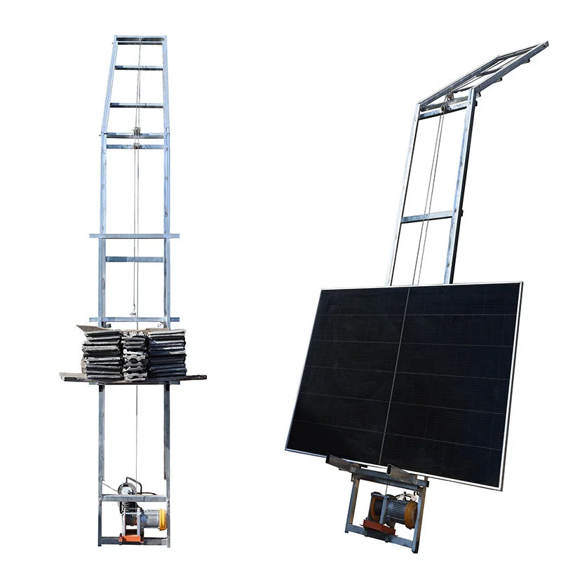 Module Lift Solar Panel Solar Panel Lift Electric Hoist Ladder 2-20M 300KG For PV Modules ...