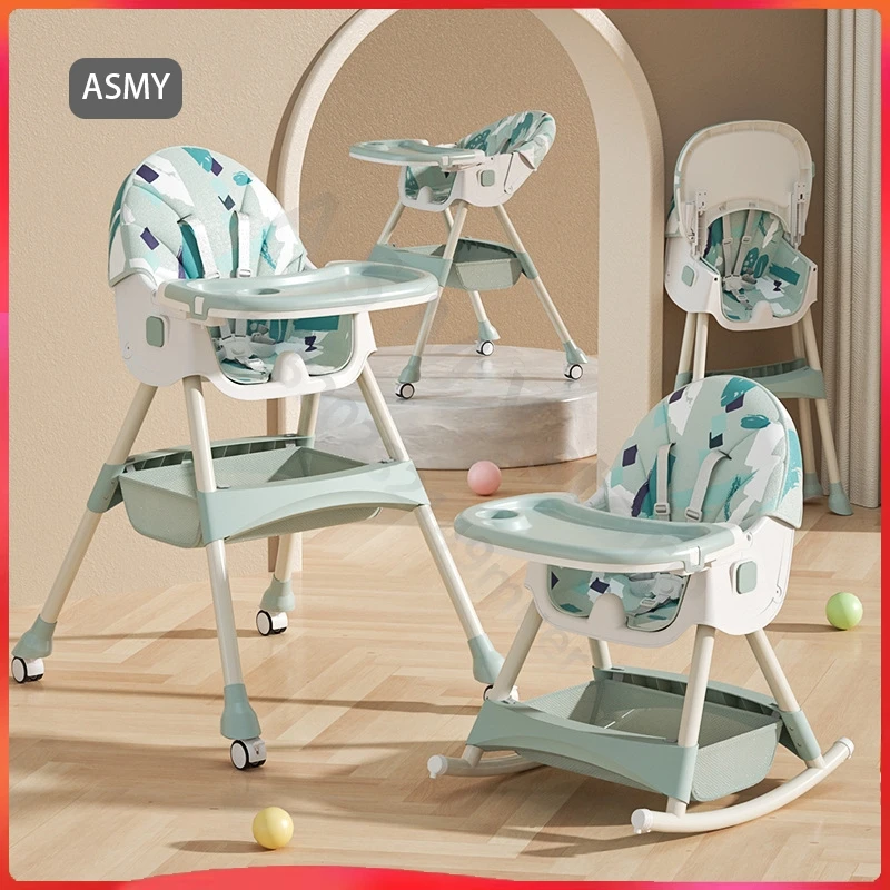 Children's dining chair/children's folding dining chair/children's rocking chair/convenient storage to save space 1