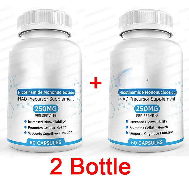 nicotinamide mononucleotide capsule 2 Bottle supports cell repair growth reduces wrinkles increases skin elasticity