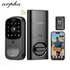 Arpha Smart Lock AL501 All-in-One WiFi Smart Door Lock 6 in 1 Video Camera with Doorbell Fingerprint Keyless 32GB Digital Keypad 1