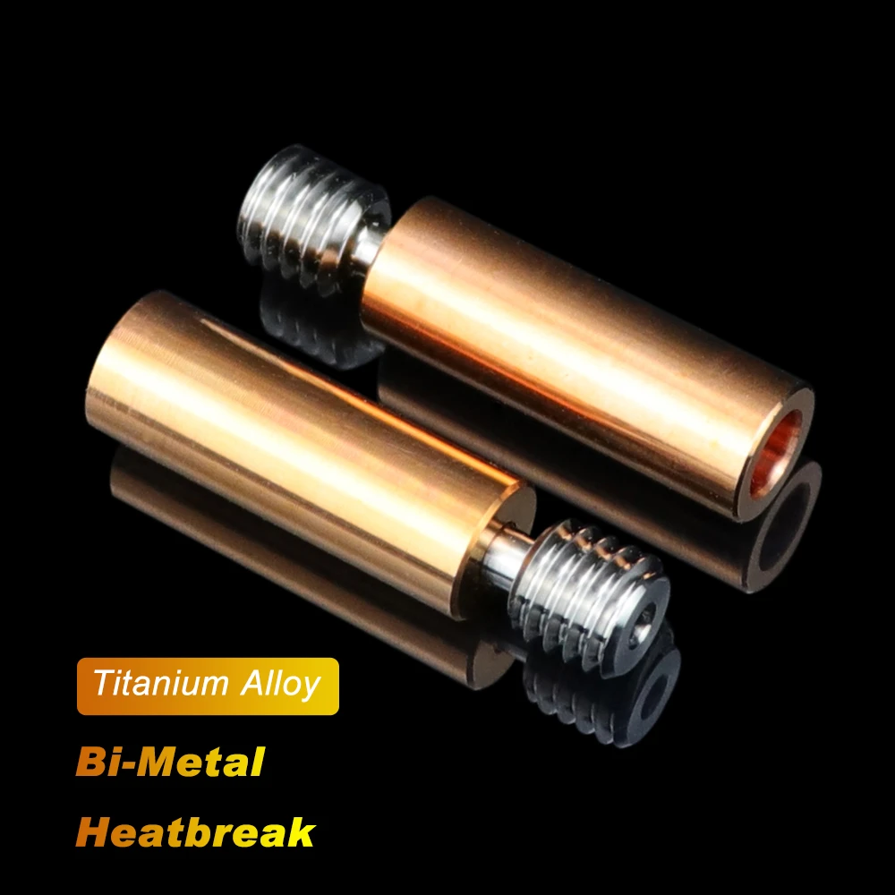canon pixma print head Creativity Throat Ender3 CR10 Titanium alloy Bi-Metal Heatbreak For CR10 ENDER 5/3 CR-10S 1.75MM Filament Smooth Heat break extruder stepper motor