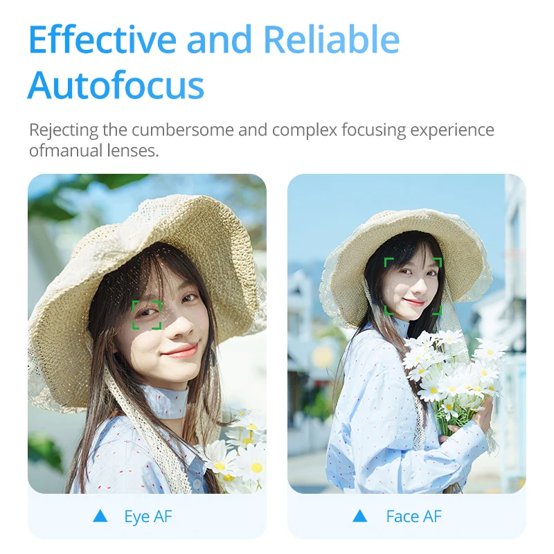 빌트록스 AF 50mm F2.0 에어 FE/Z 풀프레임 렌즈 자동 초점 프라임 카메라 렌즈 (니콘 Z, FE 마운트 미러리스 카메라용)