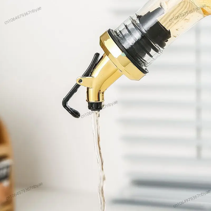 Gold Olive Oil Spouts Oil Vinegar Bottle Stopper Spout Leakproof thumbnail 7