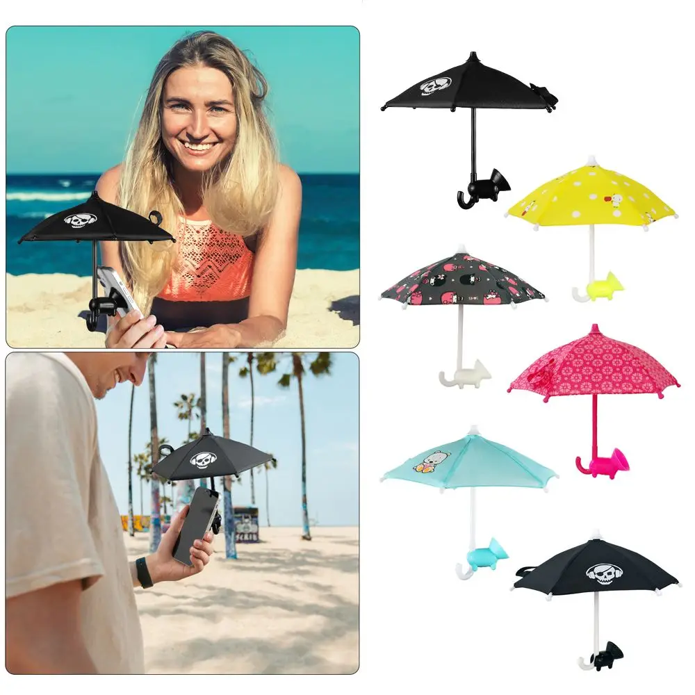 CreativeMobilePhoneSuctionCupHolderSunUmbrellaMobilePhone