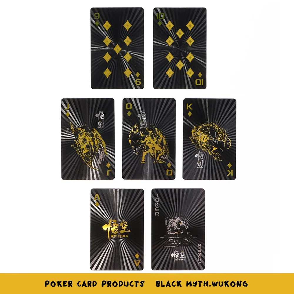 Playing Cards WUKONG Playing Cards Plastic Poker Deck Game Magic Pokers Waterproof