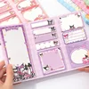 Cute Cartoon Sticky Notes Set 9 Designs 180 Sheets Foldable Memo Pads for Office School Journaling and Desk Organization 2