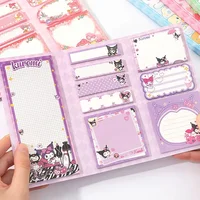 Cute Cartoon Sticky Notes Set 9 Designs 180 Sheets Foldable Memo Pads for Office School Journaling and Desk Organization 2