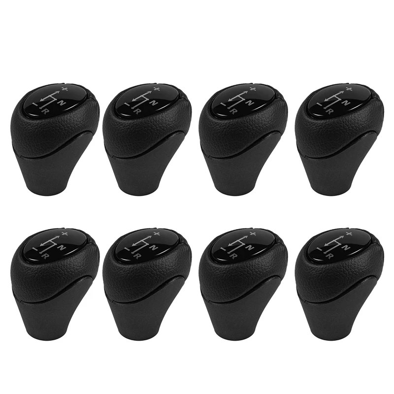 5x Leather Automatic Gear Shift Knob Lever Shifter For Mercedes Benz